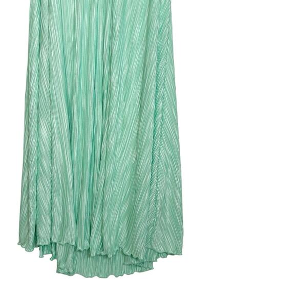 LOVESHACKFANCY Julissa Pleated Halter Maxi Dress - Picture 6 of 10
